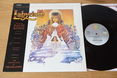 David Bowie And Original Score By Trevor Jones   Labyrinth Jim Henson Film LP