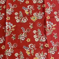 David Textiles Morning Bloom Ditsi Red Fat Quarter 18”x22” New