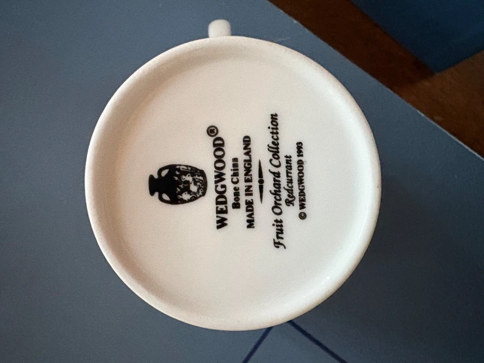 NEU Wedgwood Fine Bone China Mokka Tassen Set 12 Teile OVP Fruit Orchard Collect - Bild 3 von 4