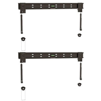 2x TV Wall Mount Bracket Low Profile 37'' 40'' 42'' 46'' 50'' 55 60'' 70'' LED LCD VESA