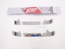 Pair CCM Hockey Step V-Steel XS Runners Size 263 Mirror-Finished Stainless Steel