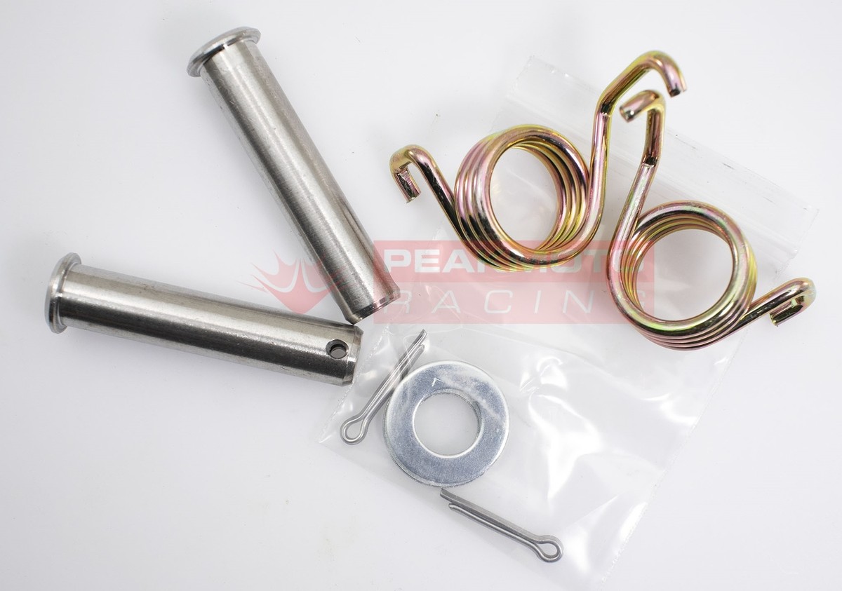 専用2 DRC D48-01-110 Stainless Steel Footpeg Pin and Zinc Plated Spring