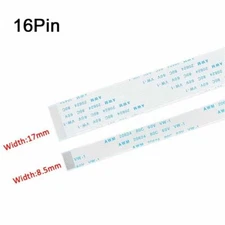 16Pin FFC Flexible Flat Cable Ribbon 0.5 / 1.0mm Pitch AWM 20624 Length 6 - 40CM