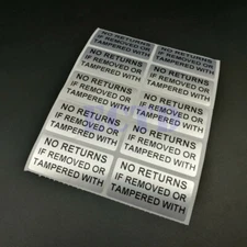 Warranty Void Stickers Proof Security Seal labels NO RETURNS IF REMOVED 1000pcs