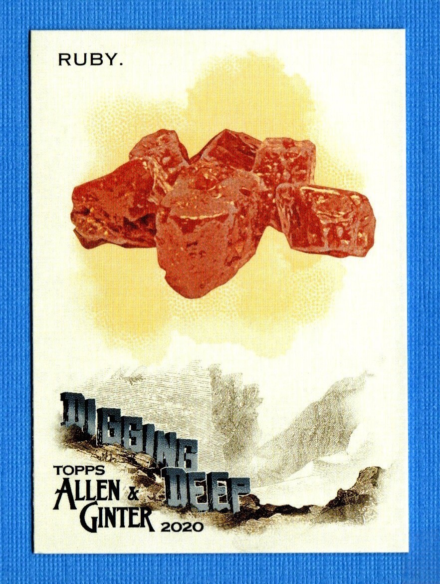 2020 Topps Allen & Ginter Digging Deep #DD5 Ruby