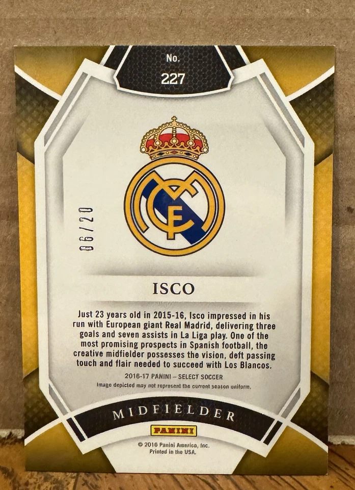 2016-17 Panini Select Isco Camo /20 - Image 2 of 2