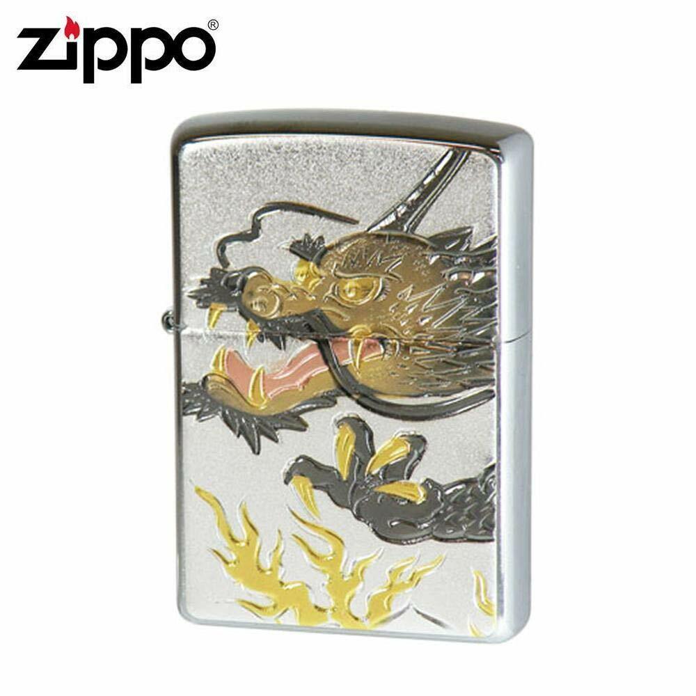 Zippo Japanese Dragon Head Electroforming Beautiful Japan