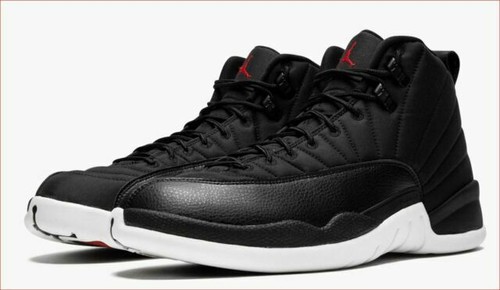 air jordan 12 black nylon
