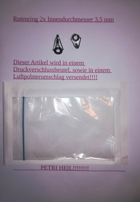 Rutenringe Spitzenring Sic Einlage,Durchmesser Innenring 1,5mm Universal Karpfen