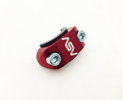 ASV Front Brake Rotator Clamp Red Universal ATV Kawasaki KFX 400 / 450R / 700