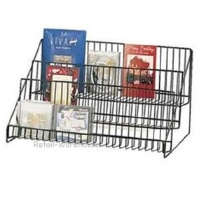 3 Tier Wire Countertop Literature Brochure Display Rack 12 H X