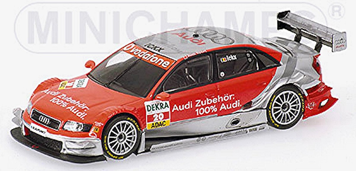 【ミニチャンプス】Audi A4 DTM 2004 M Ekström MINICHAMPS 400041405 Scale 1/43 | AUDI A4 RED BULL N 5