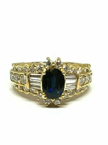 Bagues avec pierre précieuse en or jaune or jaune, 18 carats