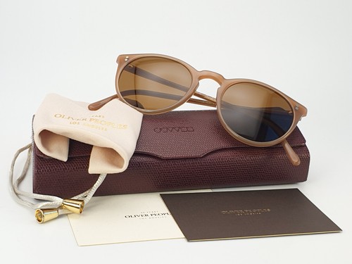 OLIVER PEOPLES OMALLEY BROWN TOPAZ SUNGLASSES OV5183S 160753 - Picture 3 of 16
