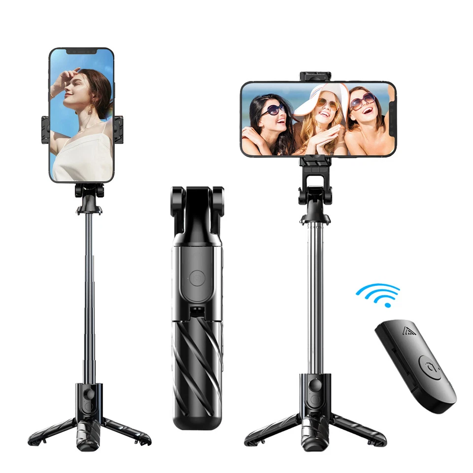 Retractable selfie stick all-in-one tripod, 26-inch wireless phone stand - Image 2 of 4