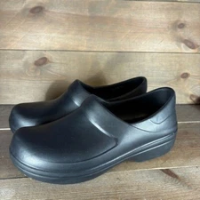 crocs neria pro II womens size 9 shoes black slip resistant work clogs