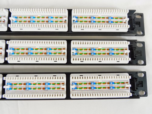 Cat6 24 Port Loaded Patch Panel SCP - Cat6 UTP, 1RU - QUANTITY OF 3 - Afbeelding 7 van 8