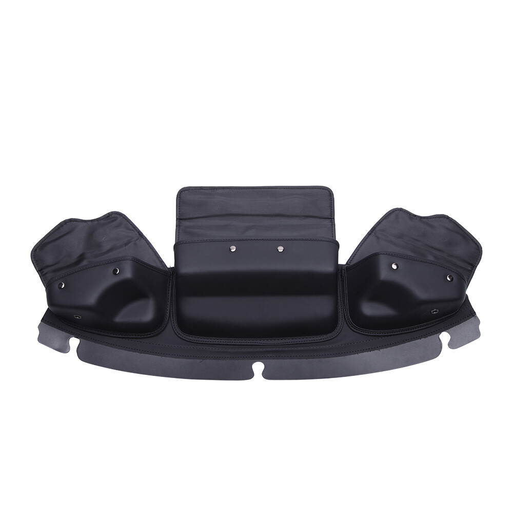 Borsa Portaoggetti A 3 Tasche Per Parabrezza Batwing - Compatibile Con Harley Touring Electra Glide Street Glide 1996-2013
