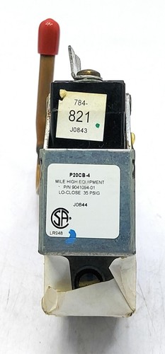 Johnson Mile High Equipment P/N 9041094-01 LO-CLOSE 35 PSIG - Picture 8 of 8