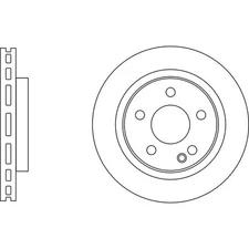 Apec Blue Brake Disc - Front SDK6976 Fits Mercedes V Class & Vito - OE Spec.