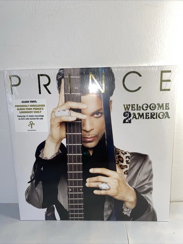 prince welcome 2 america Double Vinyl Lp Clear Vinyl