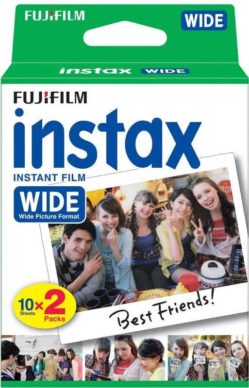 Fujifilm Instax Wide Film Twin Pack Instant Film Bipack 20 Photos - Photo 1/1