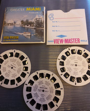 VIEW MASTER REELS- A963 "GREATER MIAMI FLORIDA "- OKAY SHAPE - SAWYER
