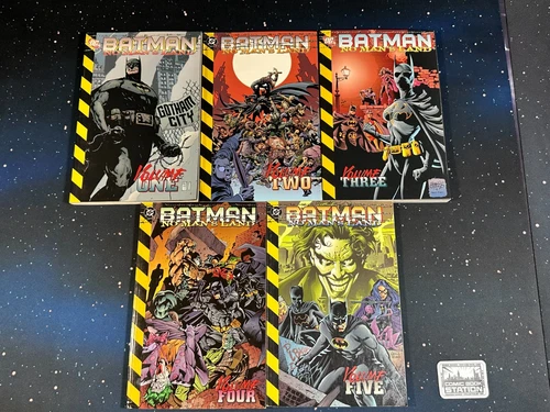 Batman: No Man's Land #1-5 Complete Set TPB VF-/VF Vintage DC Comics '99