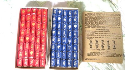 1961 Stratego Board Game  Players 40 Red / 40 Blue Very Good Clean Condition
