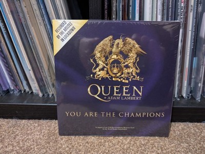 Queen & Adam Lambert You Are The Champions 7 Inch Vinyl Record