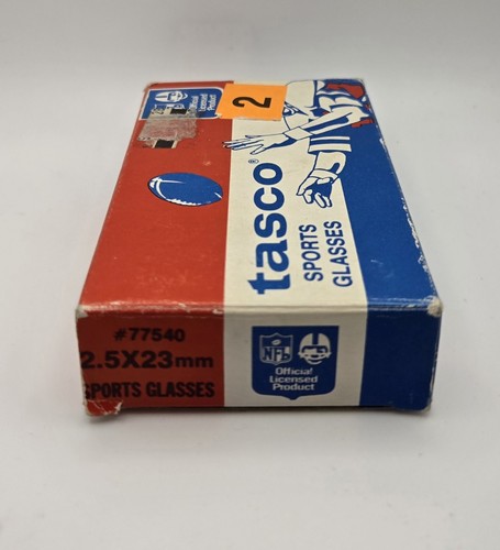 Vintage Tasco NFL Football Sports Glasses Folding Binoculars w/Original Box 🏈 - Picture 12 of 12