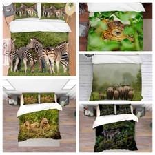 3D Animal Forest Grass Landscape Quilt Cover Duvet Cover Comforter set