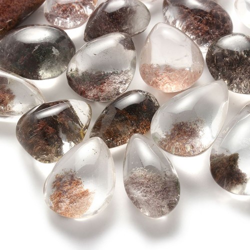 Jewelry Natural Crystal Ghost Phantom Quartz Healing Stone Gemstone Pendant - Picture 12 of 12