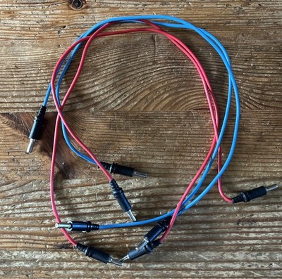 Capsela Parts Replacement Leads 2 Red 2 Blue Leads Wires Pieces Wire Connections