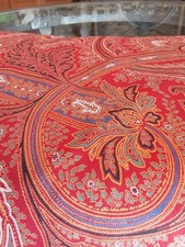 Ralph Lauren Red Paisley Queen Duvet 88x94 ITALY USA