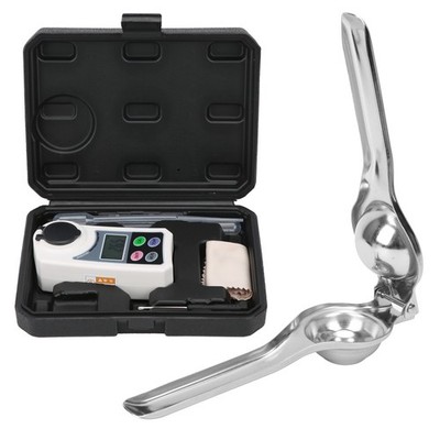 Digital Brix Refractometer Portable Handheld Digital Sugar Salinity Meter Fo SET