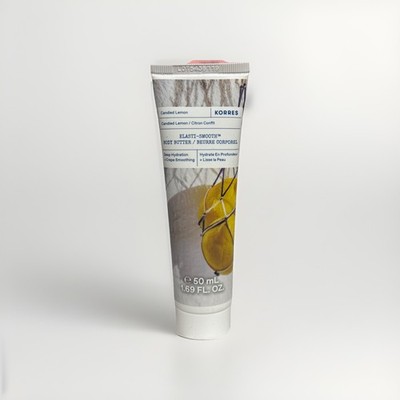 (2X) Korres Elasti-Smooth  Body Butter Candied Lemon  Travel 1.69oz x 2 Sealed