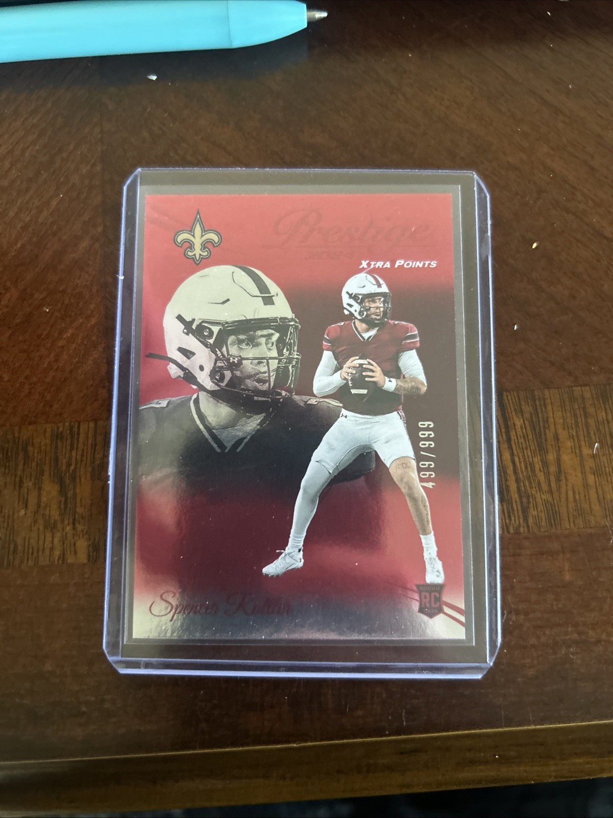 2024 Panini Prestige - Rookies Spencer Rattler #359 Xtra Points Red /999 (RC)