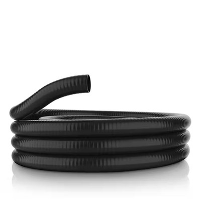 2 In. X 100 Ft. Schedule 40 Black PVC Ultra Flexible Hose for Koi Ponds, Irrigat