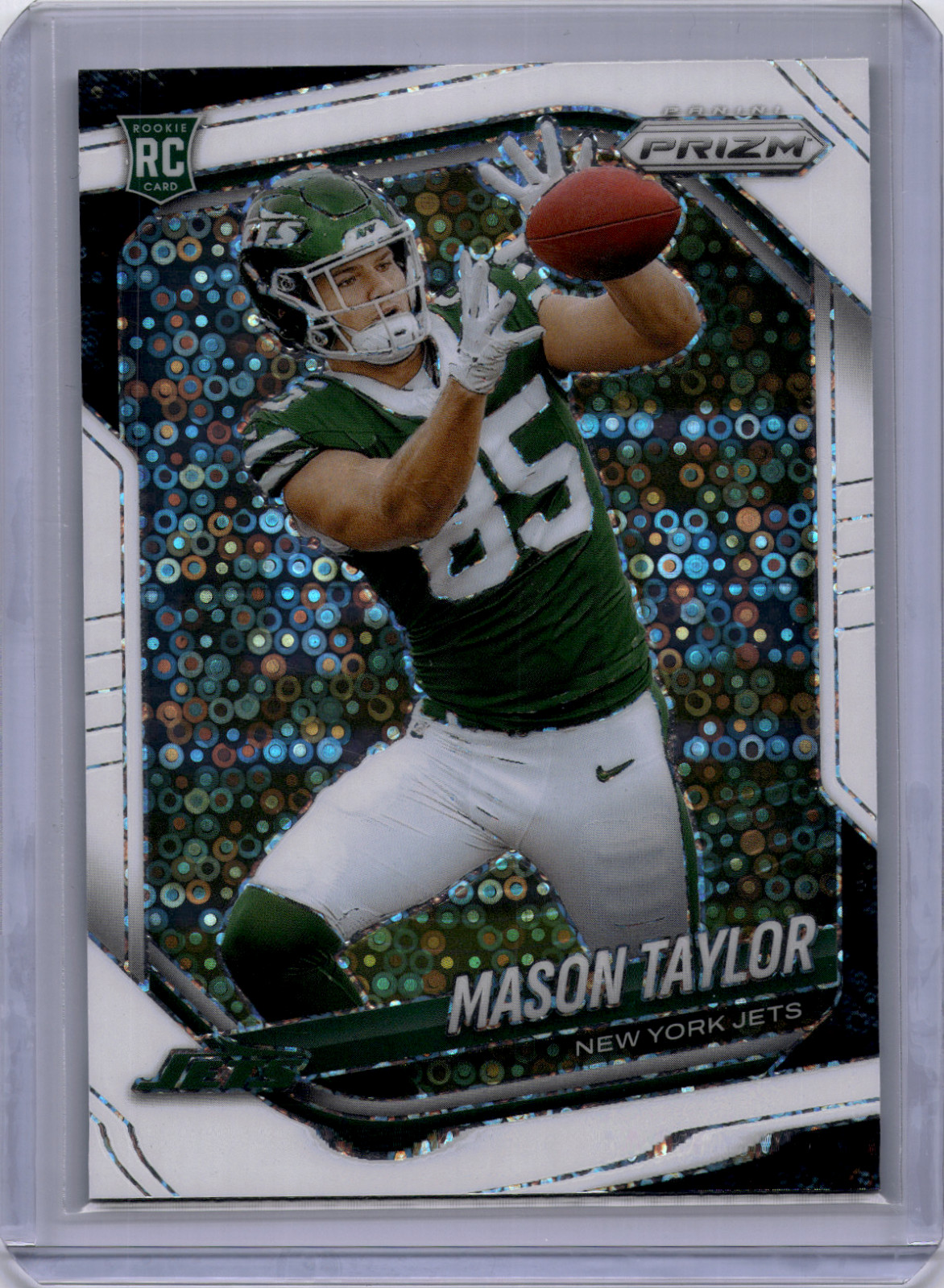 2025 Panini Prizm - Rookies Mason Taylor #329 White Disco Prizm (RC)