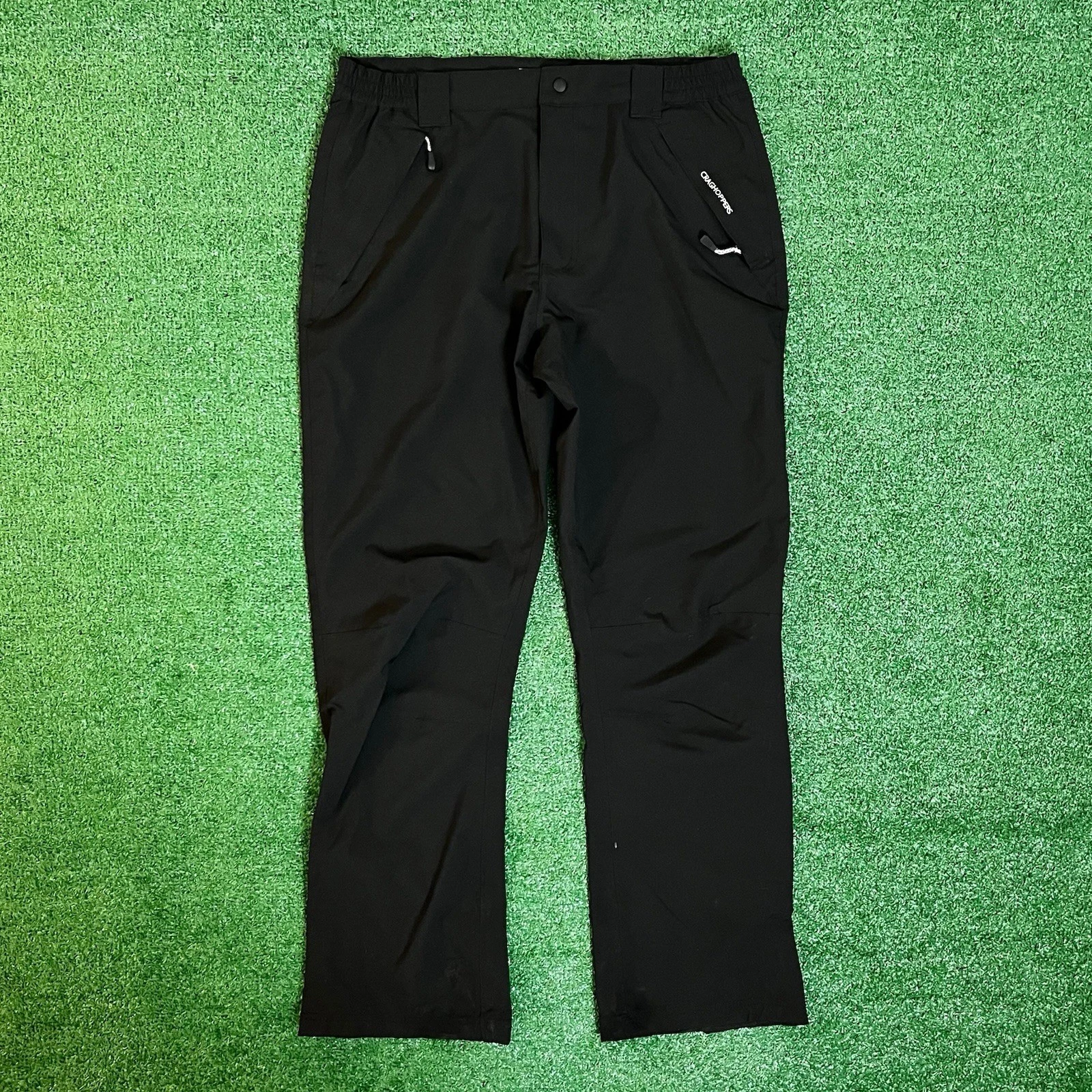 Craghoppers Aquadry Trousers Men’s 34 REG Black Waterproof Systems Outdoor Pants
Opens in a new wind