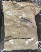 USAR US 1985 Undershirt Man&acute;s Winter Natural Size Small Unterhemd Winter.
