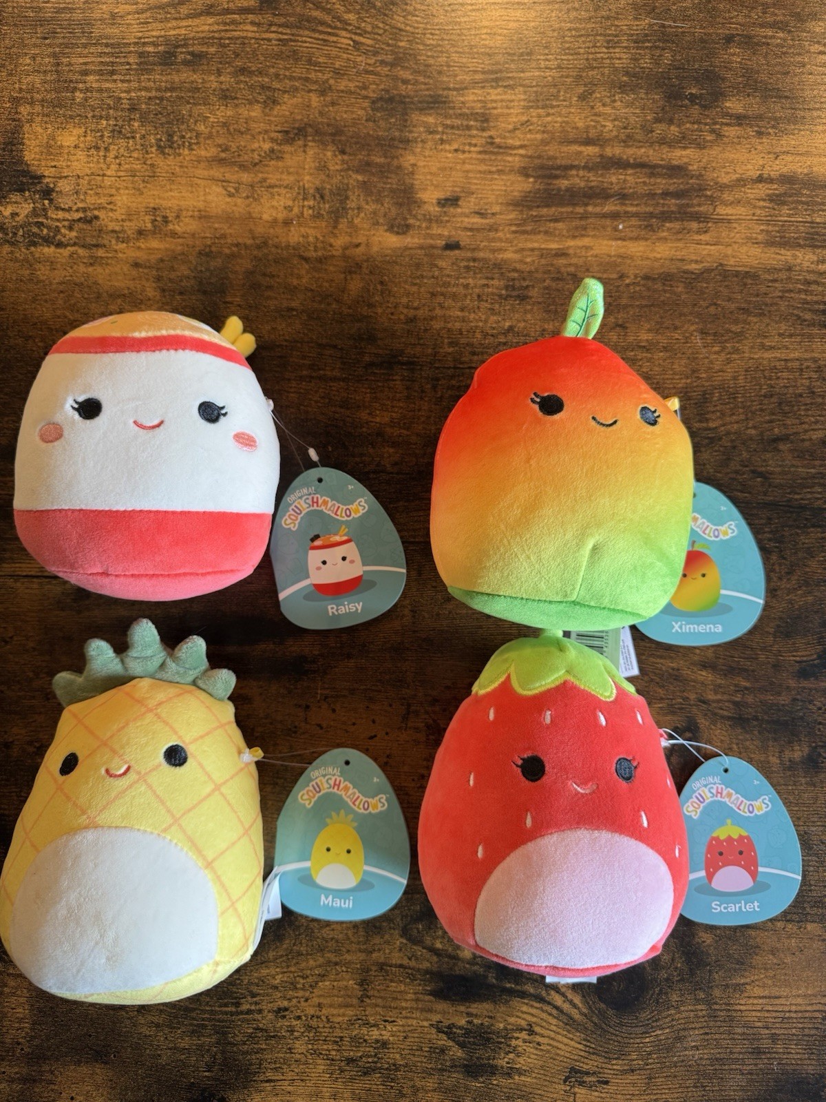 Squishmallows 5” ALL NEW Lot of 4 Tags