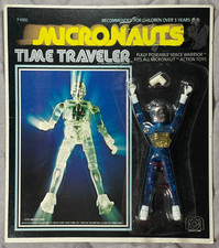 Vintage 1976 MEGO MICRONAUTS TIME TRAVELER Blue MOC UNPUNCHED RARE 