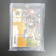 2007 Leaf Rookies & Stars Elements Tom Brady Patriots Base Set #108 Card 115/349