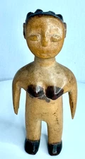 Ewe Venavi Hohovi Togo Ghana Ibeji Figure Woodcarved Vintage MCM #4