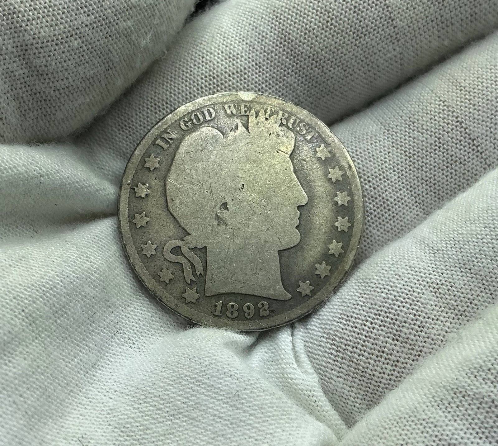 1892 Barber 50¢ Half Dollar U89 | eBay