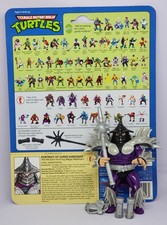 Vintage 1991 TMNT Super Shredder Figure Complete with Cardback