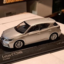 Minichamps Lexus CT200h 2011 in silver 1:43 ref 410 166001 Diecast Model Car