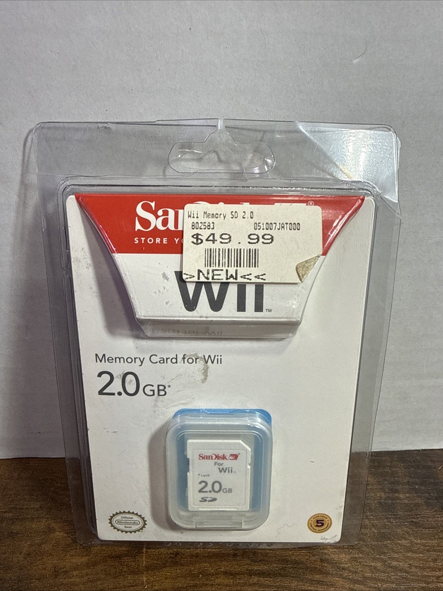 SanDisk - 2gb SD Gaming Memory Card for Nintendo Wii for sale SanDisk - 2gb SD Gaming Memory Card for Nintendo Wii for sale